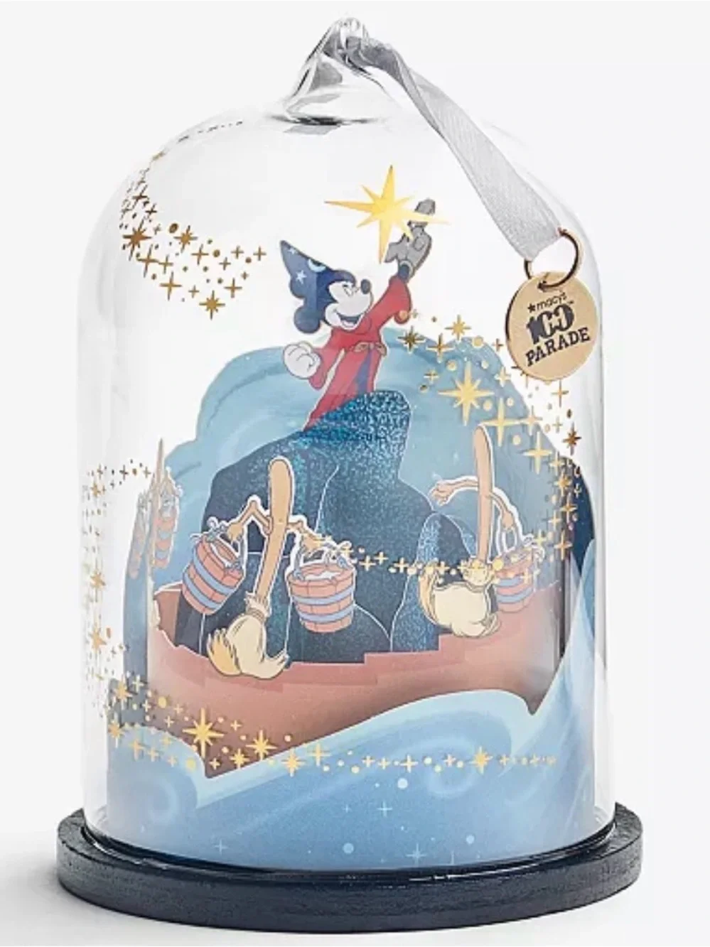 Hallmark Disney Macy’s 100th Sorcerer Mickey Ornament - Blue, Red, Gold